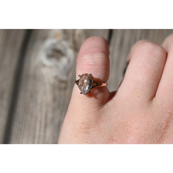 alternative raw diamond engagement ring raw crystal size 4 5 6 7 8 8 9 1… - Picture 4 of 7